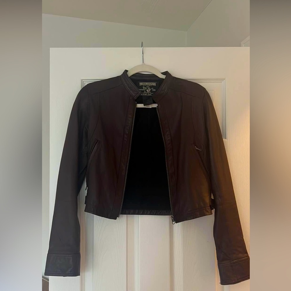 True Religion Buttery soft 100% lamb leather